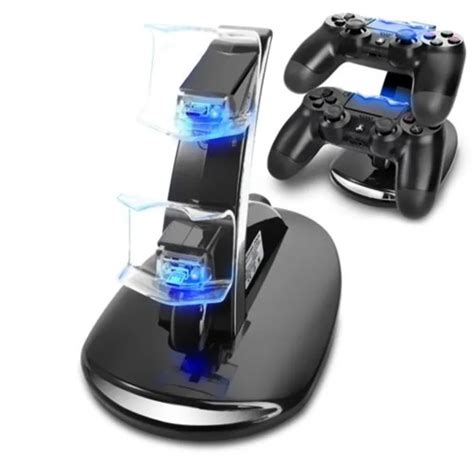 Charging Dock Dual USB Stand Station For Playstation 4 PS4 DUAL SHOCK Controller-in Chargers ...