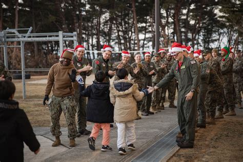 DVIDS - Images - US Marines, sailors stationed on Camp Mujuk celebrate the holidays with local ...