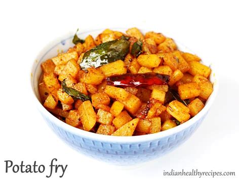 Potato fry recipe | Aloo fry recipe - Swasthi's Recipes