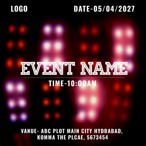 Event name Template | PosterMyWall