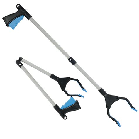 Buy 32" Foldable Reacher Grabber Tool, Litter Picker Grabber, Long Arm ...