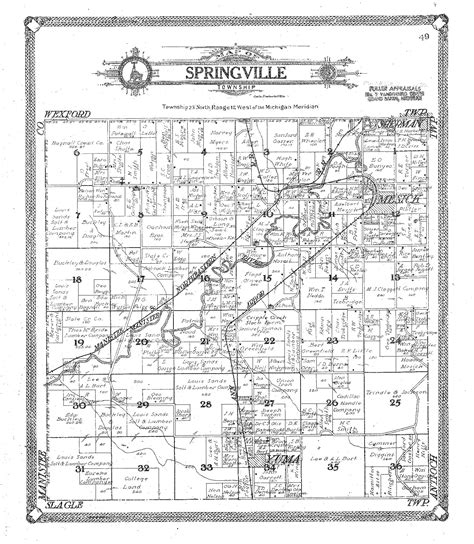 1908 Springville Township Map | Springville Township