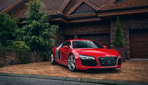 1336x768 Resolution audi, r8, red HD Laptop Wallpaper - Wallpapers Den