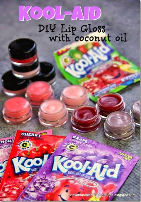 DIY Kool Aid Lip Gloss for Kids