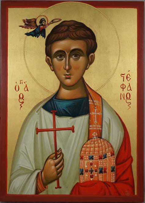 St Stephen Holy Protomartyr and Archdeacon Orthodox Icon - BlessedMart