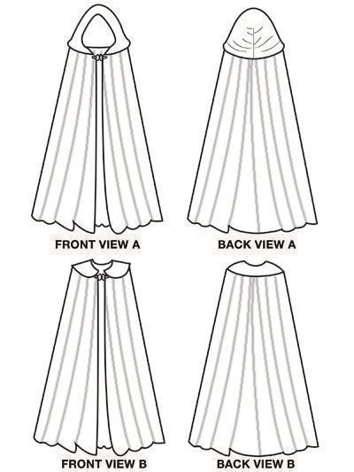 86 Best Cape Pattern Sewing Free Images On Pinterest Sewing Free Cloak Pattern | Cloak pattern ...