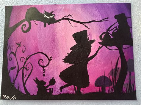 Alice In Wonderland - Acrylic Painting by LuckyOwl2306 on DeviantArt