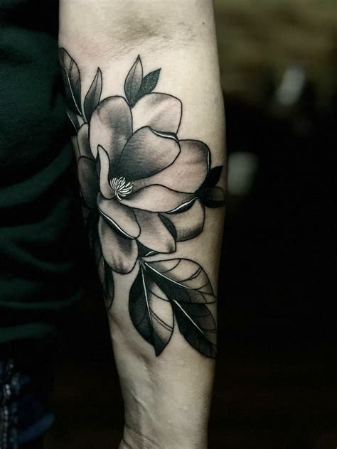 Top more than 52 realistic magnolia tattoo - in.cdgdbentre