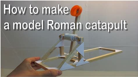 DT projects: How to make a model Roman catapult - YouTube