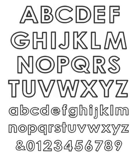 13 Block Letters Font Images - Different Fonts Block Letter, Outline ...