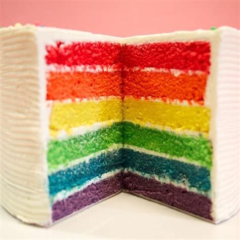 Rainbow cake that i made with my bffls but not yet im making it in a few seconds with my bffls ...