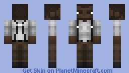 Black Man in a Suit Minecraft Skin