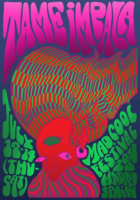 Psychedelic Typography Poster