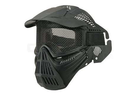 Airsoft Pro Mesh Mask (Black) - DEFCON AIRSOFT