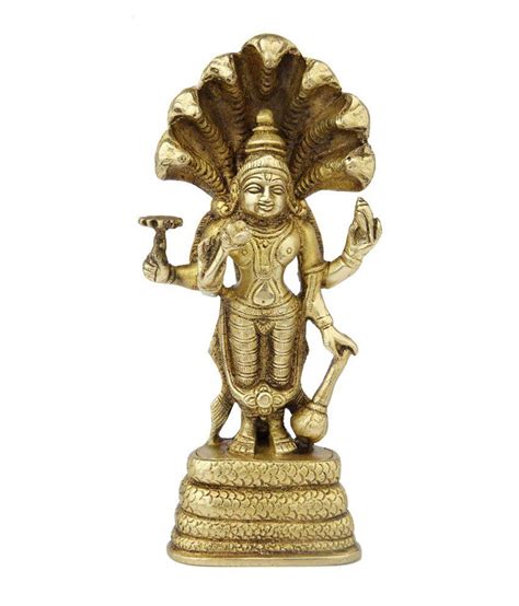 Statuestudio Lord Vishnu Under Snake: Buy Statuestudio Lord Vishnu ...