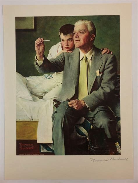 Sold Price: Norman Rockwell - Doctor and Boy Lithograph (Signed) - June 2, 0120 4:00 PM EDT