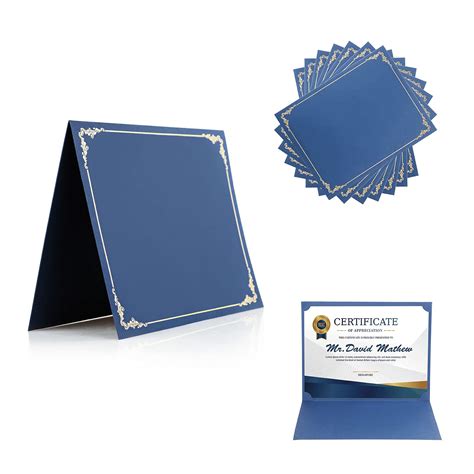 Buy Certificate Holder – 24-Piece Pack Certificate Covers - 11.7 x 9.4 ...