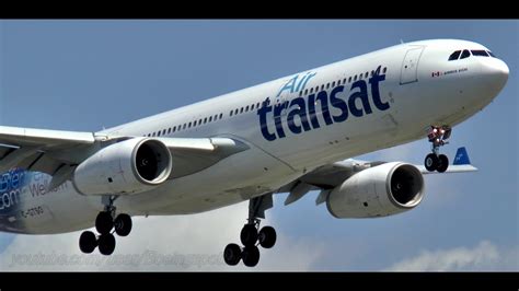 VIDEO Air Transat A330 Landing & Takeoff in Montreal - AIRLIVE