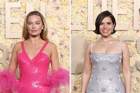 Here's What The "Barbie" Cast Wore To The Golden Globes, And Most ...