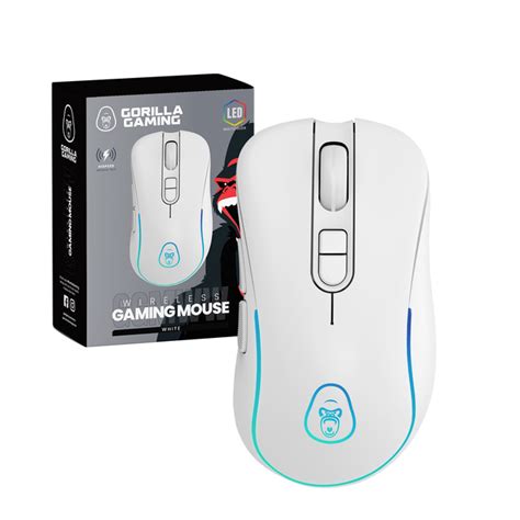 Gorilla Gaming Wireless Mouse - White | PC | In-Stock - Buy Now | at ...