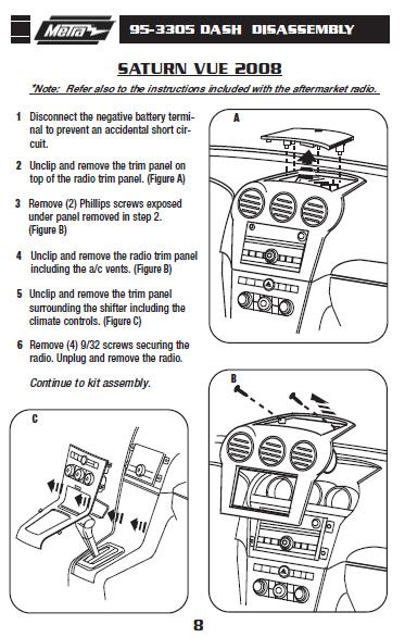 Wiring Diagram For Saturn Vue Stereo