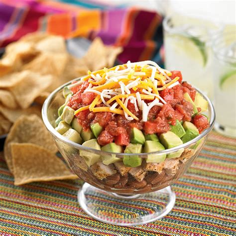 Crisp & Chunky Layered Salsa Dip Recipe from H-E-B