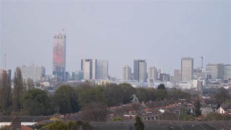 Croydon skyline at dusk timelapse 2015 - YouTube