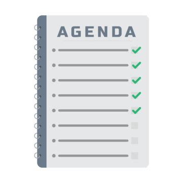 Agenda Book Clipart Transparent