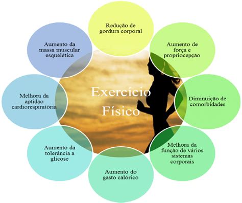 Benefícios decorrentes da realização de exercícios físicos. | Download ...