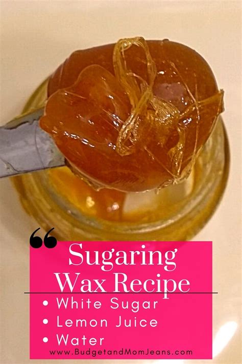 Sugaring Wax Recipe in 2021 | Sugar waxing, Diy skin care recipes, Wax hair removal