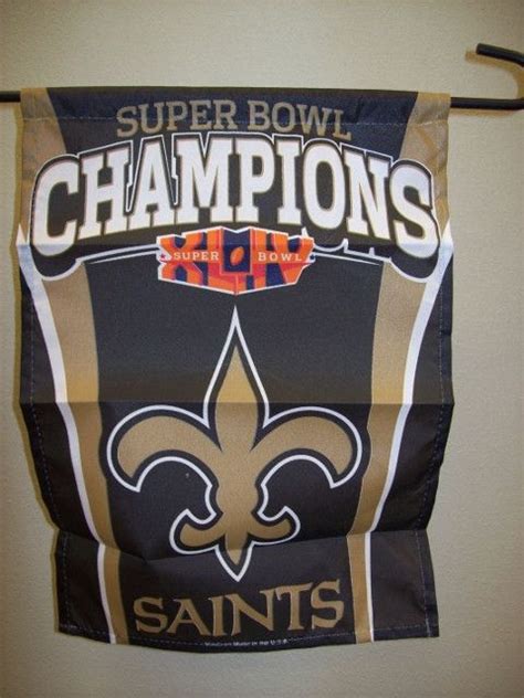 New Orleans Saints 11"x15" Garden Flag | Saints super bowl, New orleans ...