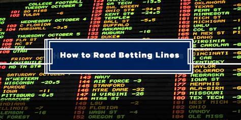 How To Read Betting Lines - All You Need To Know | Gambler Saloon