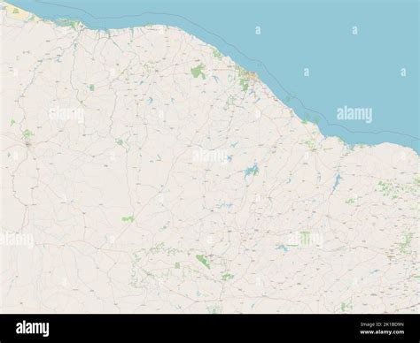 Ceara, state of Brazil. Open Street Map Stock Photo - Alamy