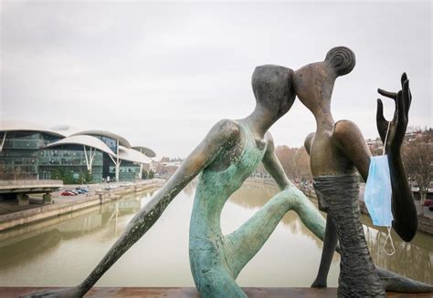 Tbilisi, Georgia 2020- Tbilisi pandemic statue 2493317 Stock Photo at ...