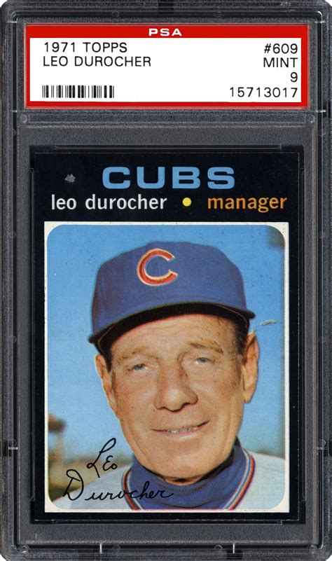 1971 Topps Leo Durocher | PSA CardFacts™