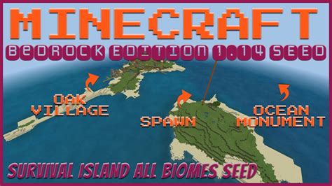 Minecraft Bedrock Survival Island Seed APR 2020 | Tanisha’s Craft