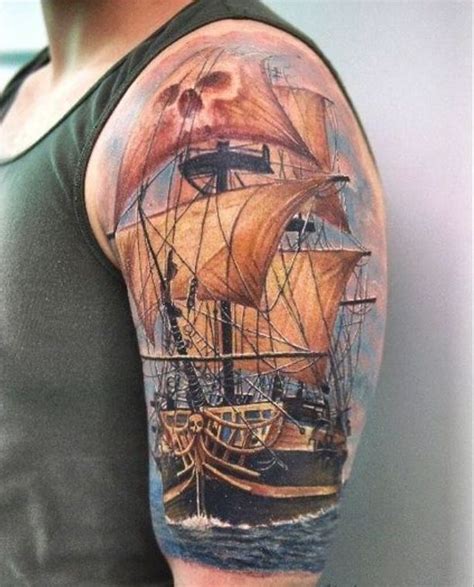 30 Ship Tattoos | Tattoofanblog