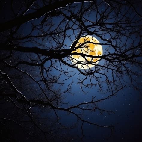 Halloween Night Sky Full Moon Free Stock Photo - Public Domain Pictures