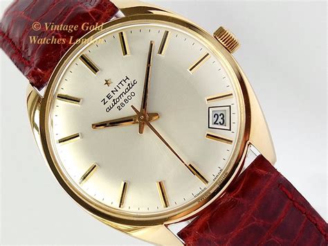 Zenith Automatic 18K 1972 Hi-Beat 28,800 | Vintage Gold Watches