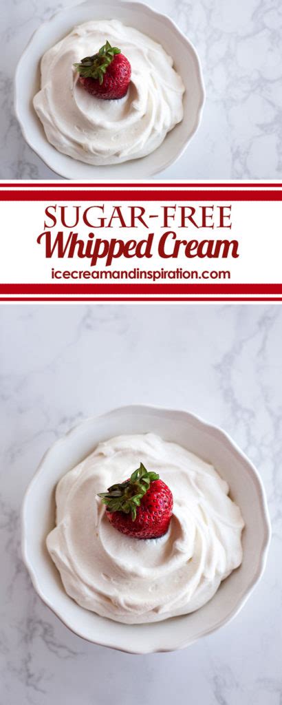 Sugar-free Whipped Cream - Beautiful Life and Home