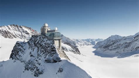 The highlight of every Swiss trip: Jungfraujoch – Top of Europe. Surrounded by glaciers and ...