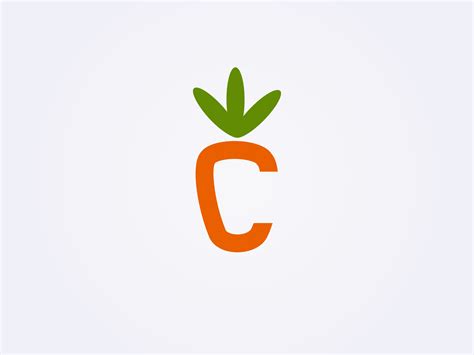Carrot | C Design Art, Logo Design, Graphic Design, Typography Logo ...