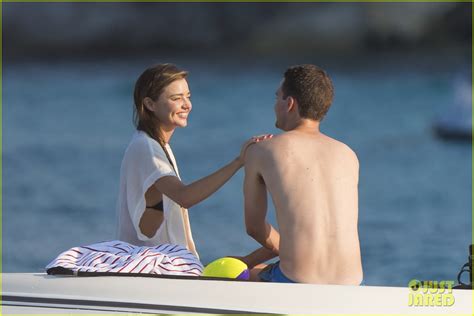 Miranda Kerr & Snapchat's Evan Spiegel Flaunt Their Love & Beach Bodies in France!: Photo ...