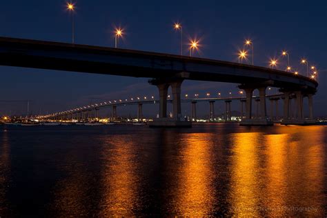 Coronado Bridge at Night | Coronado bridge, Bay bridge, North america travel