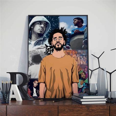 Amazon.com: J Cole Poster | J Cole Compilation Print (A2 Size): Handmade