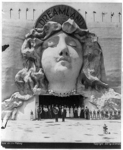 dreamland on the midway 1901 Coney Island Amusement Park, Amusement Parks, Old Photos, Vintage ...