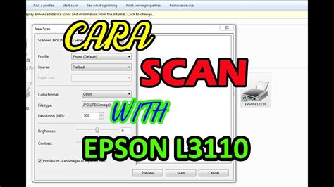 cara SCAN with EPSON L3110 || Darto Fotokopi - YouTube