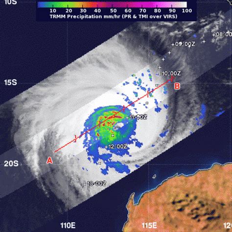 NASA gets an eyeful from major Cyclone Narelle affecting Western Australia