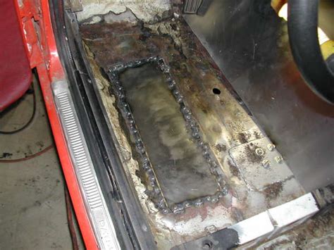 Driver's floor pan repair - Members Albums - HybridZ