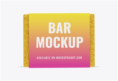 Chocolate Bar Wrapper Mockup - Mockup Daddy